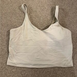 White Lululemon align tank top size 8